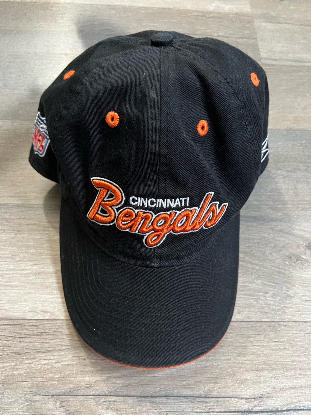 Vintage Reebok Cincinnati Bengals NFL Team Apparel On Field Slouch Hat Adjustabl